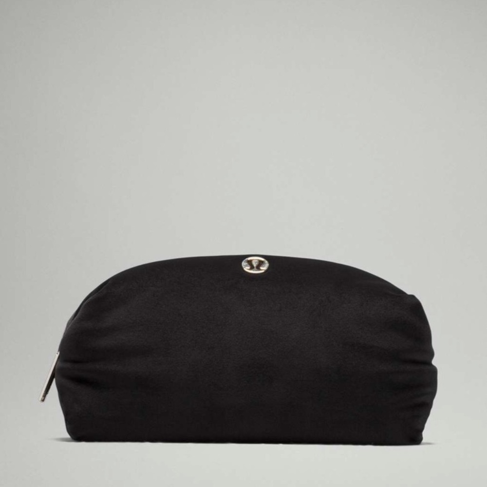 lululemon Black Mini Velour Pouch